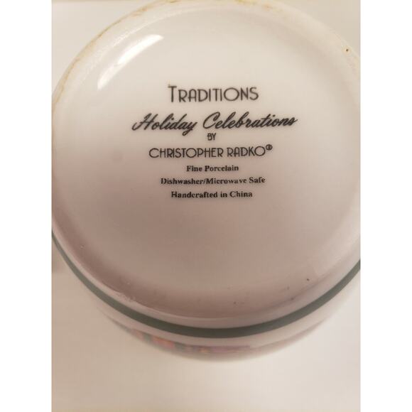 Traditions Holiday Celebrations Christopher Radko Christmas Coffee mug - Picture 9 of 9